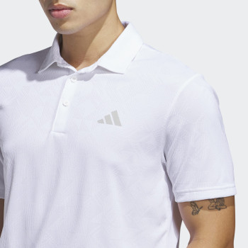 Polo Ultimate 365 Jacquard White Homme