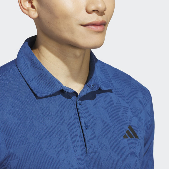 Polo Ultimate 365 Jacquard Blue Homme