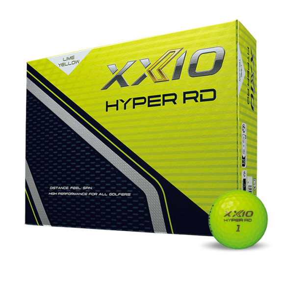 12 Balles de golf Rebound Drive Lime Yellow