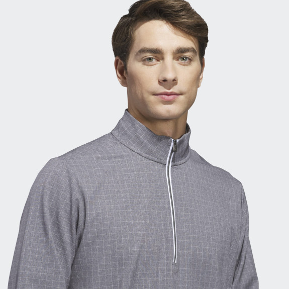 Pull 1/4 Zip Ultimate 365 Gris Homme