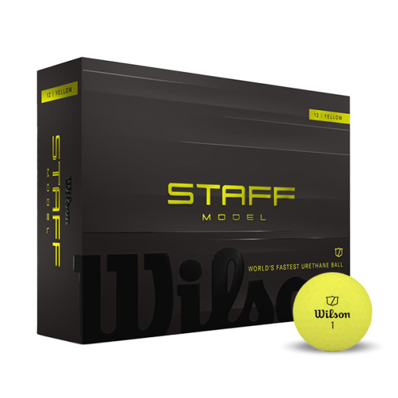 12 Balles de golf Staff Model Yellow