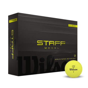 12 Balles de golf Staff Model Yellow
