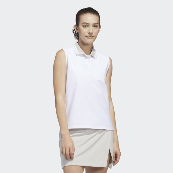 Polo sans manche Beyond Blanc Femme