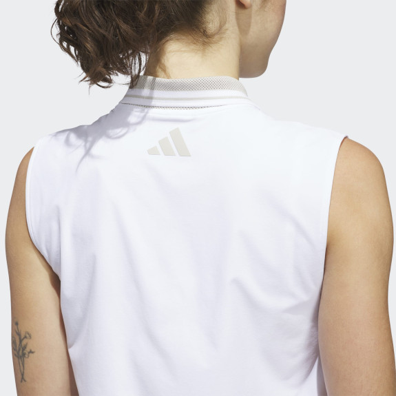 Polo sans manche Beyond Blanc Femme