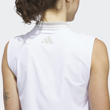 Polo sans manche Beyond Blanc Femme