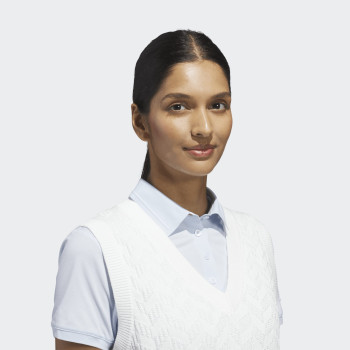 Pull sans manche Ultimate 365 Tour Knit Blanc Femme 2