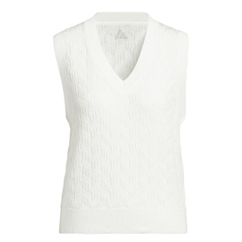 Pull sans manche Ultimate 365 Tour Knit Blanc Femme