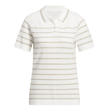 Polo Ultimate 365+ Stripe Blanc Femme