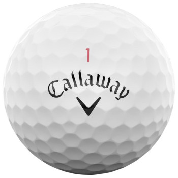 12 Balles de golf Chrome Soft White