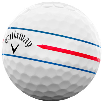 12 Balles de golf Chrome Soft 360 Triple Track 2