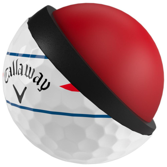 12 Balles de golf Chrome Soft 360 Triple Track