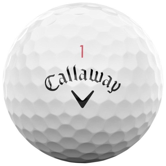 12 Balles de golf Chrome Tour White