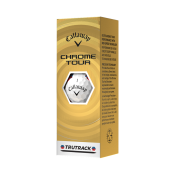 12 Balles de golf Chrome Tour Blue Red TruTrack