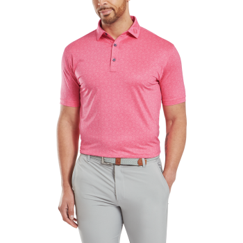 Polo Painted Floral Lisle Rose Homme