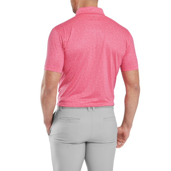 Polo Painted Floral Lisle Rose Homme