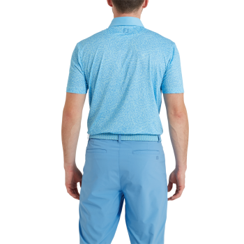 Polo imprimé camouflage Bleu Homme