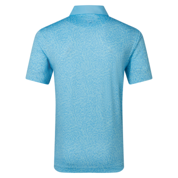 Polo imprimé camouflage Bleu Homme