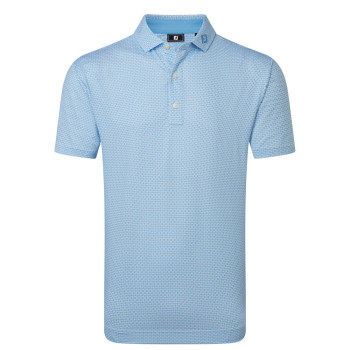 Polo imprimé drapeau nautique Bleu Homme