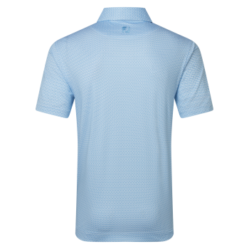 Polo imprimé drapeau nautique Bleu Homme 2