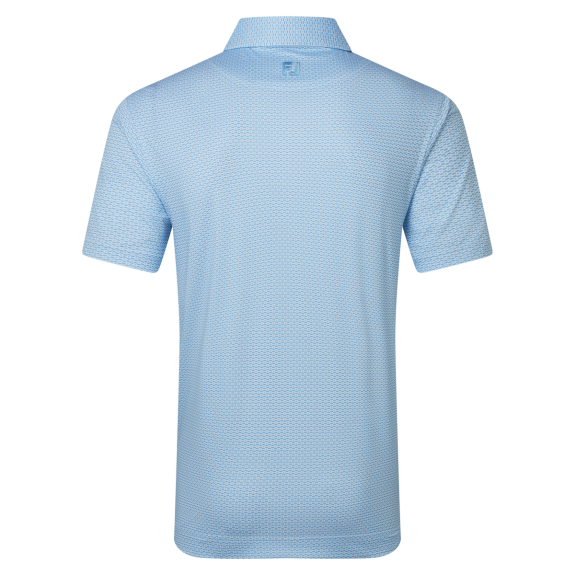 Polo imprimé drapeau nautique Bleu Homme