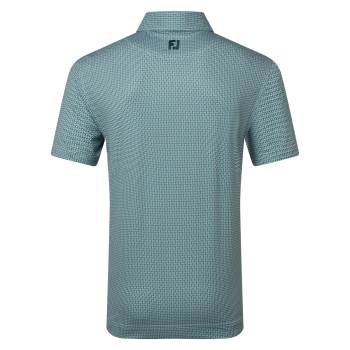 Polo imprimé drapeau nautique Vert Homme 2
