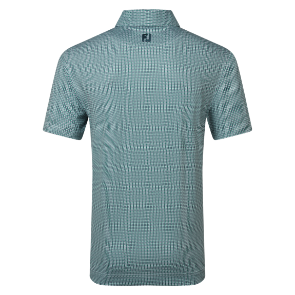 Polo imprimé drapeau nautique Vert Homme