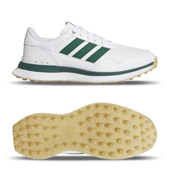 S2G Spikeless Leather White Green Homme