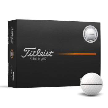 12 Balles de golf Pro V1 AIM Align Black