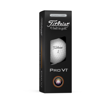 12 Balles de golf Pro V1 AIM Align Black