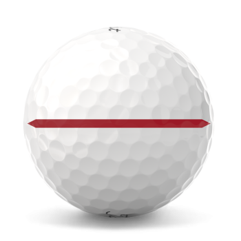 12 Balles de golf Pro V1 AIM Align Red 2