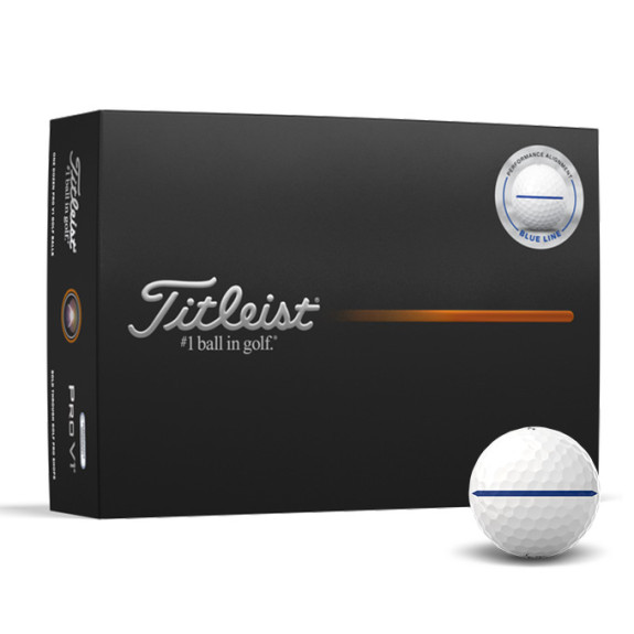 12 Balles de golf Pro V1 AIM Align Blue