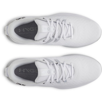 UA Drive Pro Clone SL-White / White / Metallic Silver Homme 2