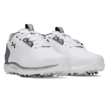 UA Drive Fade 2-White / Titan Gray / Metallic Silver Homme