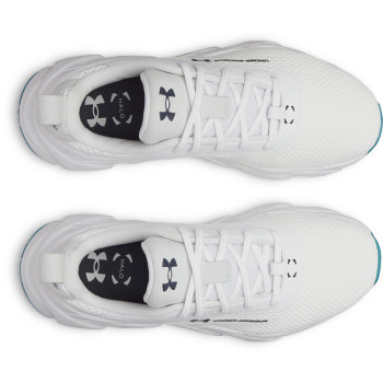 UA Halo Hybrid SL-White / White / Midnight Navy Femme 2