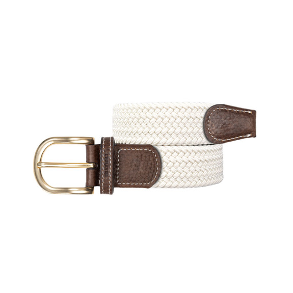 Ceinture Tressée Ecru Femme