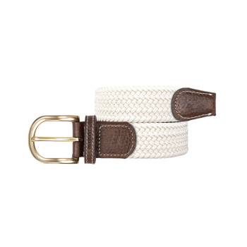 Ceinture Tressée Ecru Femme