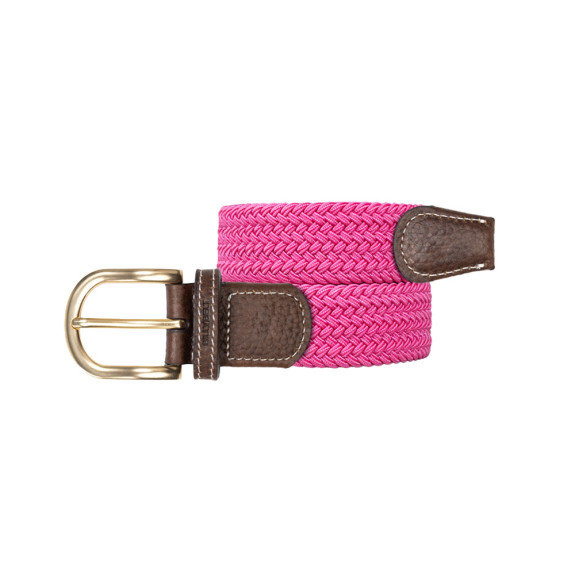 Ceinture Tressée Rose Femme
