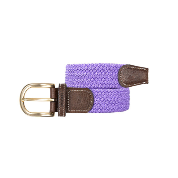 Ceinture Tressée Violet Femme