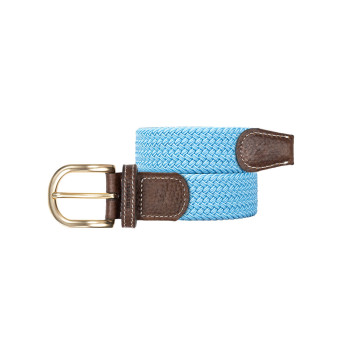 Ceinture Tressée Bleu Clair Femme