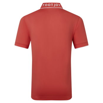 Polo piqué signature Rouge Homme 2