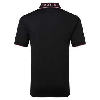 Polo piqué signature Noir Homme 2
