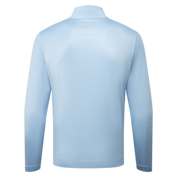 Pull 1/4 Zip Chill-Out imprimé drapeau nautique Bleu Homme