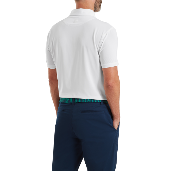 Polo Uni Blanc Homme