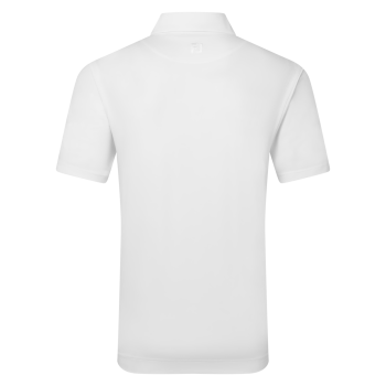 Polo Uni Blanc Homme