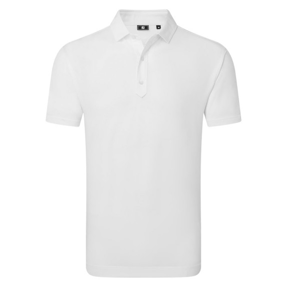 Polo Uni Blanc Homme