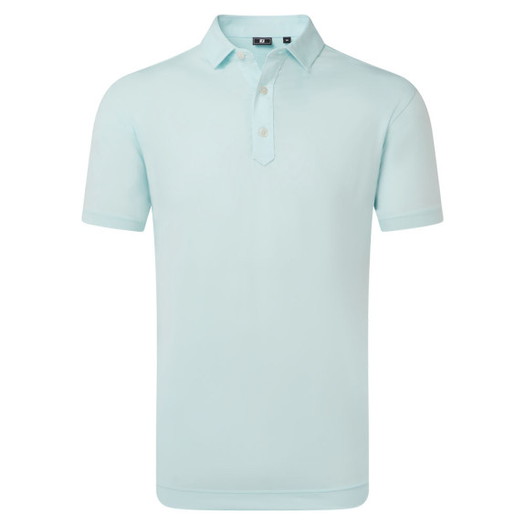 Polo Uni Bleu Glacé Homme