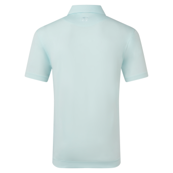 Polo Uni Bleu Glacé Homme 2