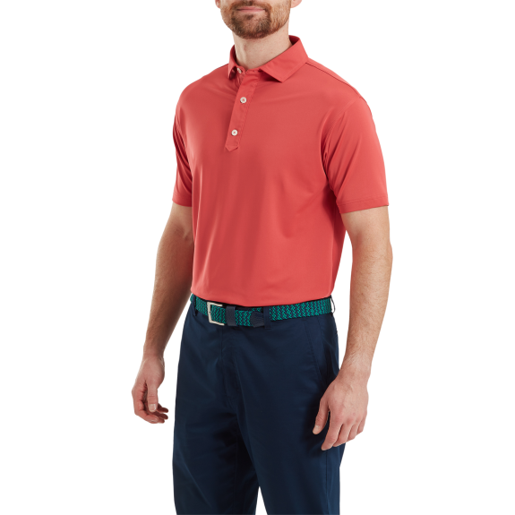 Polo Uni Rouge Homme