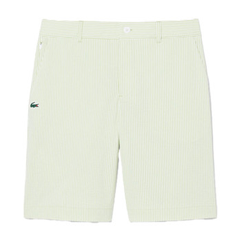Bermuda Golf relaxed fit Ultra Dry rayé Vert Blanc Homme