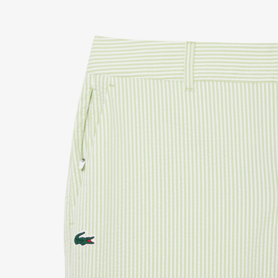 Bermuda Golf relaxed fit Ultra Dry rayé Vert...
